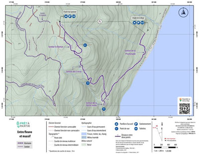 Rando Québec Prêt-à-Partir | Entre fleuve et massif digital map