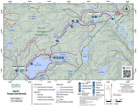 Rando Québec Prêt-à-Partir | Traversée de la Mauricie (Ouest) | Jour 2 bundle exclusive