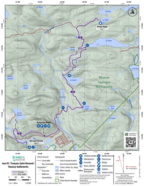 Rando Québec Prêt-à-Partir | Traversée de la Mauricie (Ouest) | Jour 3 bundle exclusive