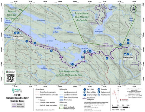 Rando Québec Prêt-à-Partir | Traversée de la Mauricie (Ouest) | Jour 5 bundle exclusive