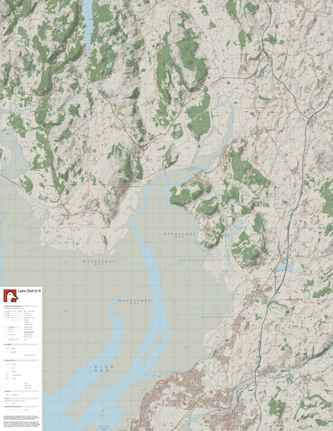 Red Geographics Lake District 8 digital map