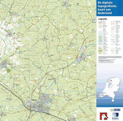 Red Geographics/Reijers Kaartproducties 10 E (Bolsward) digital map