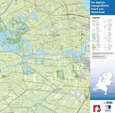 Red Geographics/Reijers Kaartproducties 11 B (Drachten-Eernewoude) digital map
