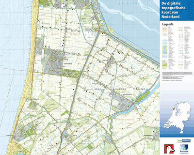 Red Geographics/Reijers Kaartproducties 14 B (Julianadorp-Anna Paulowna) digital map