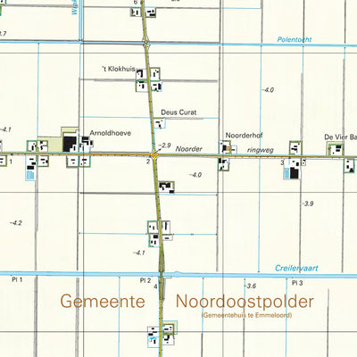 Red Geographics/Reijers Kaartproducties 15 H (Emmeloord-Rutten) digital map