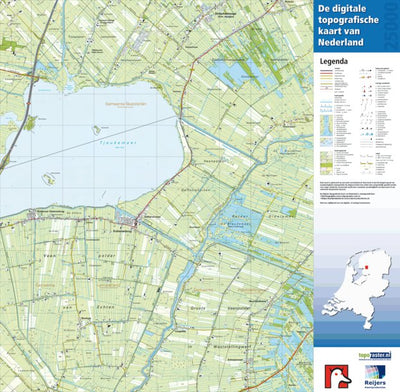 Red Geographics/Reijers Kaartproducties 16 A (Tjeukemeer) digital map