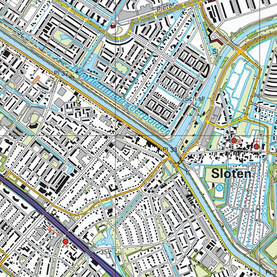 Red Geographics/Reijers Kaartproducties 25 D (Amsterdam-Amstelveen) digital map