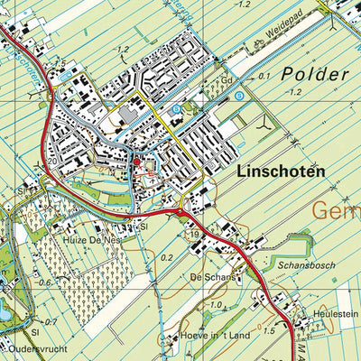 Red Geographics/Reijers Kaartproducties 31 G (Woerden-Maarssen) digital map