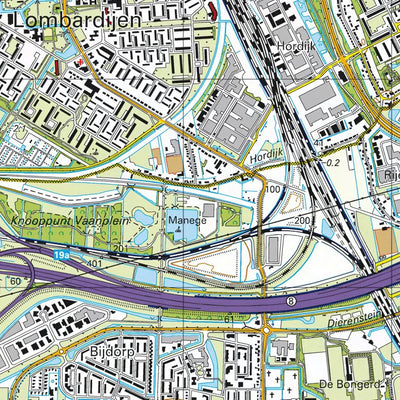 Red Geographics/Reijers Kaartproducties 37 H (Rotterdam-Barendrecht) digital map