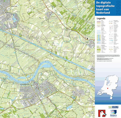 Red Geographics/Reijers Kaartproducties 39 A (Culemborg-Houten) digital map