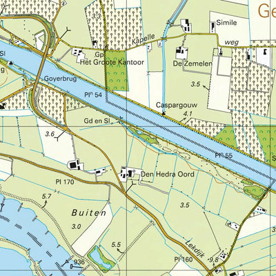 Red Geographics/Reijers Kaartproducties 39 A (Culemborg-Houten) digital map