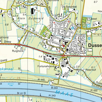 Red Geographics/Reijers Kaartproducties 44 E (Werkendam-Dussen) digital map