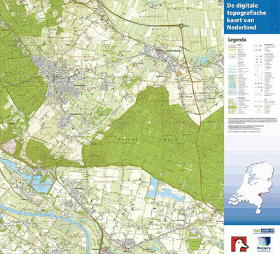Red Geographics/Reijers Kaartproducties 46 B (Groesbeek) digital map