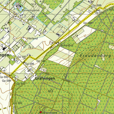 Red Geographics/Reijers Kaartproducties 46 B (Groesbeek) digital map