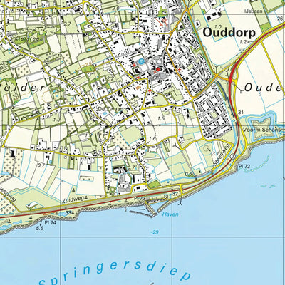 Red Geographics/Reijers Kaartproducties 64 F (Ouddorp) digital map