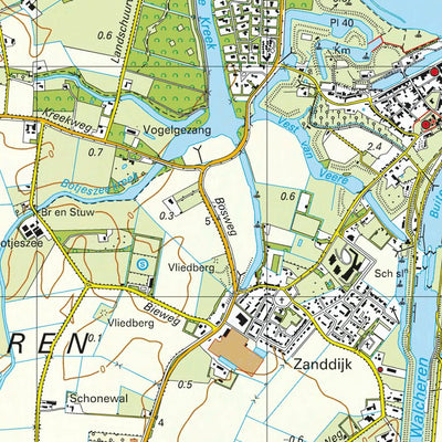 Red Geographics/Reijers Kaartproducties 65 B (Serooskerke-Veere) digital map
