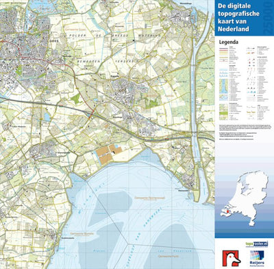 Red Geographics/Reijers Kaartproducties 65 H (Goes-Wemeldinge) digital map