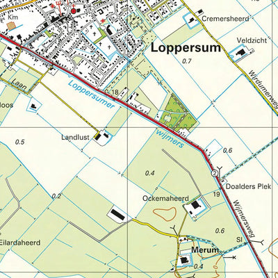 Red Geographics/Reijers Kaartproducties 7 E (Loppersum-Ten Boer) digital map