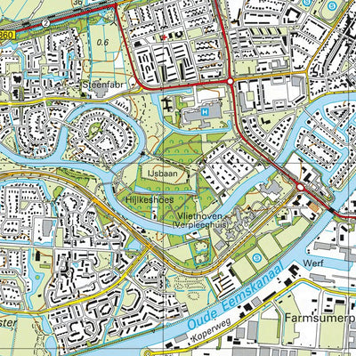 Red Geographics/Reijers Kaartproducties 7 F (Delfzijl-Appingedam) digital map