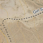 Red Rock Canyon National Conservation Area Ash Spring Trail digital map