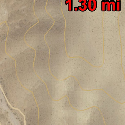 Red Rock Canyon National Conservation Area Gene's Trail digital map