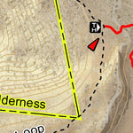 Red Rock Canyon National Conservation Area Gene's Trail digital map