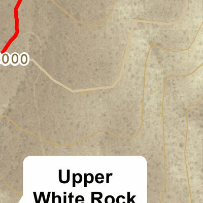 Red Rock Canyon National Conservation Area Keystone Thrust Trail digital map