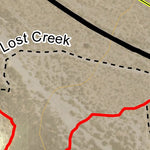 Red Rock Canyon National Conservation Area Willow Spring Loop Trail digital map