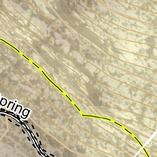 Willow Spring Loop Trail Map by Red Rock Canyon National Conservation ...
