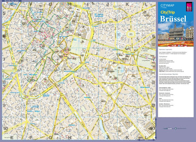Reise Know-How Verlag Peter Rump GmbH Citymap Brussels 2023 digital map
