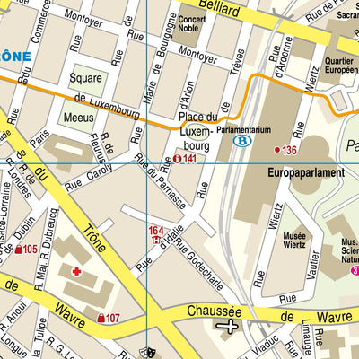 Reise Know-How Verlag Peter Rump GmbH Citymap Brussels 2023 digital map