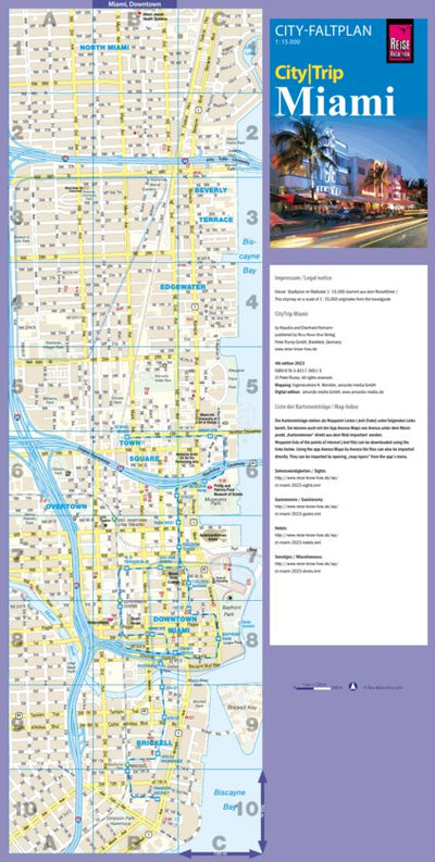 Reise Know-How Verlag Peter Rump GmbH Citymap Miami Downtown 2023 digital map