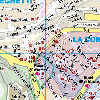 Reise Know-How Verlag Peter Rump GmbH Citymap Monaco digital map