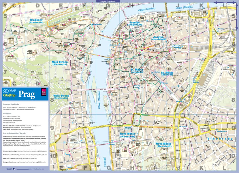 Citymap Prague 2023 Map by Reise Know-How Verlag Peter Rump GmbH ...