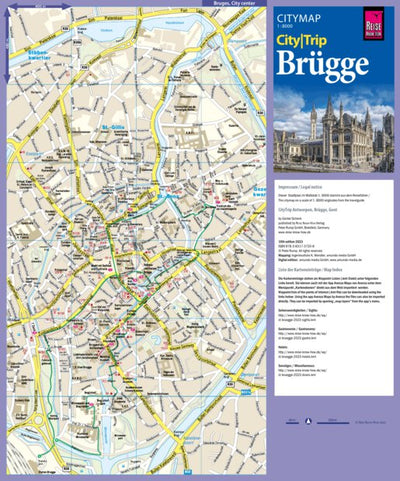 Reise Know-How Verlag Peter Rump GmbH Citymap3 Bruges 2023 digital map