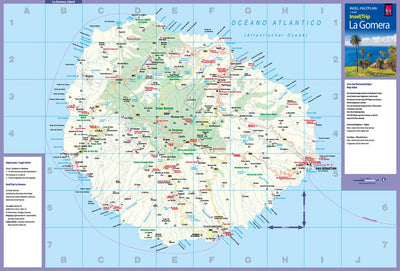 Reise Know-How Verlag Peter Rump GmbH Islandmap La Gomera 2015 digital map
