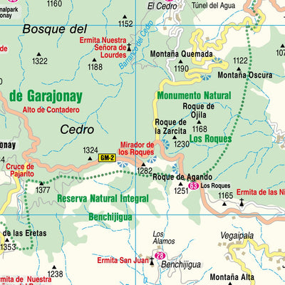 Reise Know-How Verlag Peter Rump GmbH Islandmap La Gomera 2015 digital map