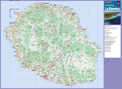 Reise Know-How Verlag Peter Rump GmbH Islandmap La Réunion digital map
