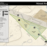 Royal River Conservation Trust RRCT Mèmak Preserve Map digital map