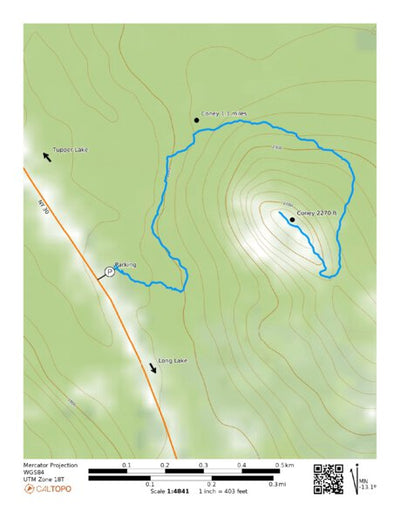 RRL Coney Mountain digital map