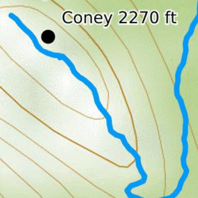 RRL Coney Mountain digital map