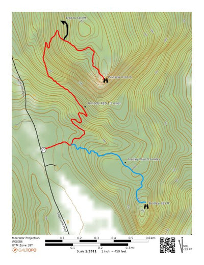 RRL Pinnacle and Bradley, The Pinnacle Preserve digital map