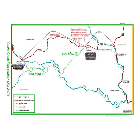 Sacramento Valley Hiking Conference Cache Creek Ford trailhead map bundle exclusive