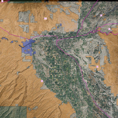 San Juan Mapping Recreational Land Usage - Delta/North Montrose Area digital map