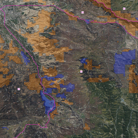 San Juan Mapping Recreational Land Usage - Ridgway Area digital map