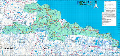 SB Géomatique Secteur Pavillon Safari, Safari Anticosti digital map