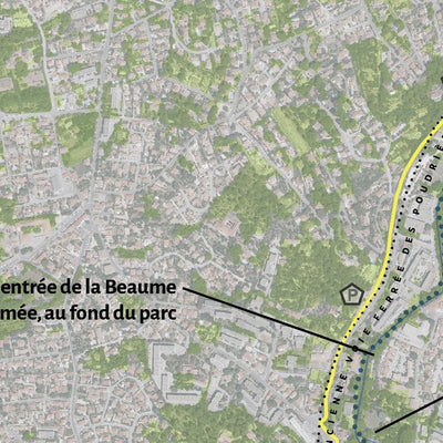 Sentiers Métropolitains Sentier Métropolitain TPM - Au fil du Las digital map