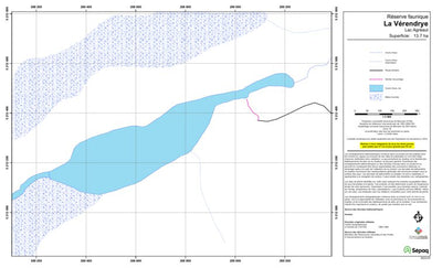 Sépaq Lac Agréaut (La Vérendrye) digital map