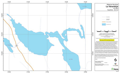 Sépaq Lac Ajara (La Vérendrye) digital map