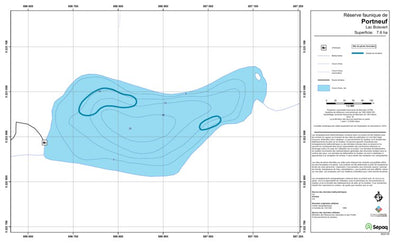 Sépaq Lac Boisvert (Portneuf) digital map